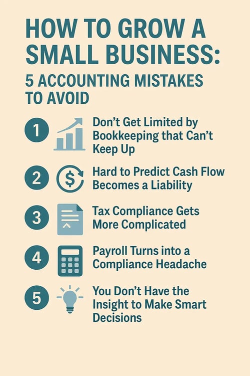 5 Accounting Challenges Infographic