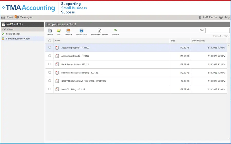 Client Center Screen Shot - Resize