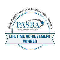 PASBA Award Graphic Lifetime Achievement Badge