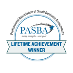 PASBA Award Graphic Lifetime Achievement Badge