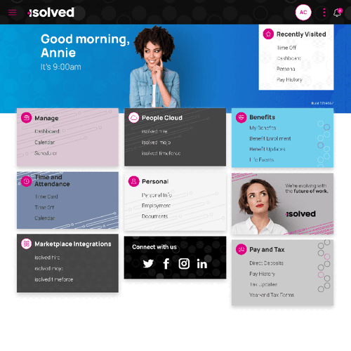 isolved-portal-home-screen