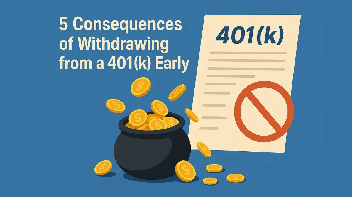 5 Consequences of Withdrawing from a 401(k) Early