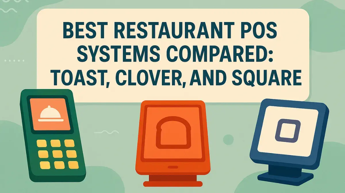 Best Restaurant POS Systems Compared: Toast, Clover, and Square